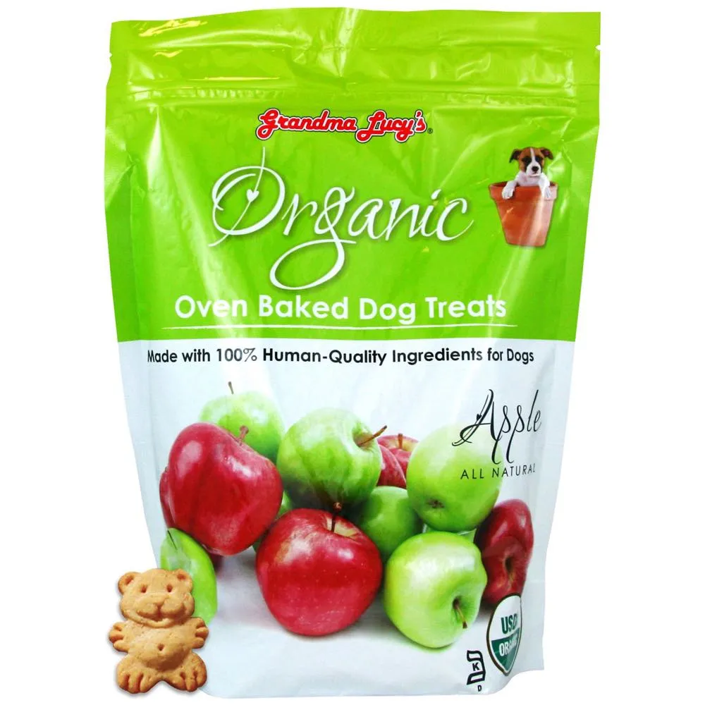 10% OFF:  Grandma Lucy's Organic Apple Oven Baked Dog Treats 14oz