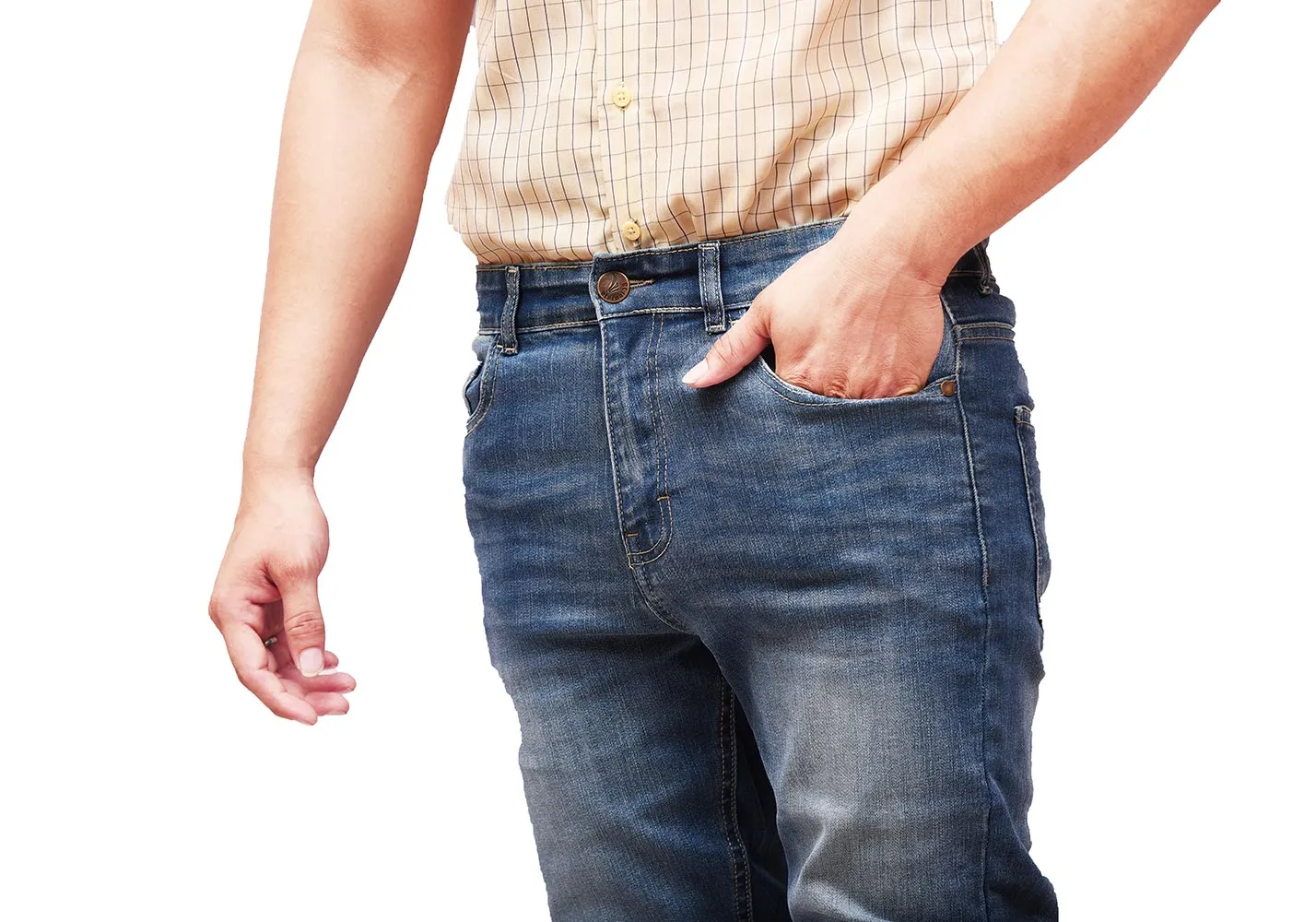 1823 Slim Straight Stretch Designer Men's Jeans