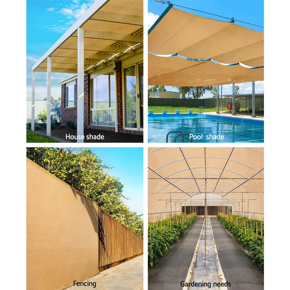 50% Shade Cloth | 1.83x50m | Shadecloth | Sail | Heavy Duty | Beige