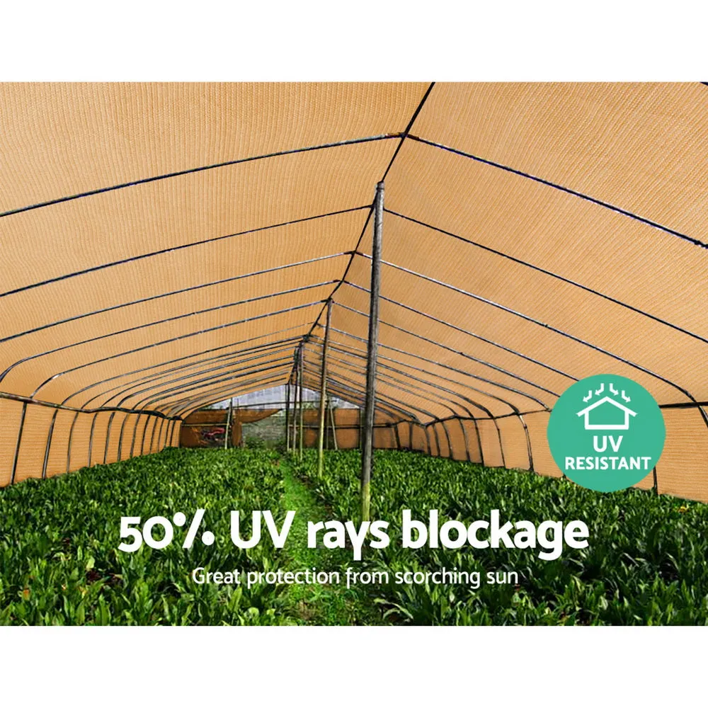 50% Shade Cloth | 1.83x50m | Shadecloth | Sail | Heavy Duty | Beige