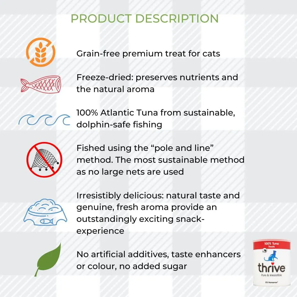 AETN Creations Double Up On Deliciousness With Thrive Maxi Cat Treats - 2 Pack Of Premium Natural For Happy And Healthy Cats In Chicken Tuna Combined