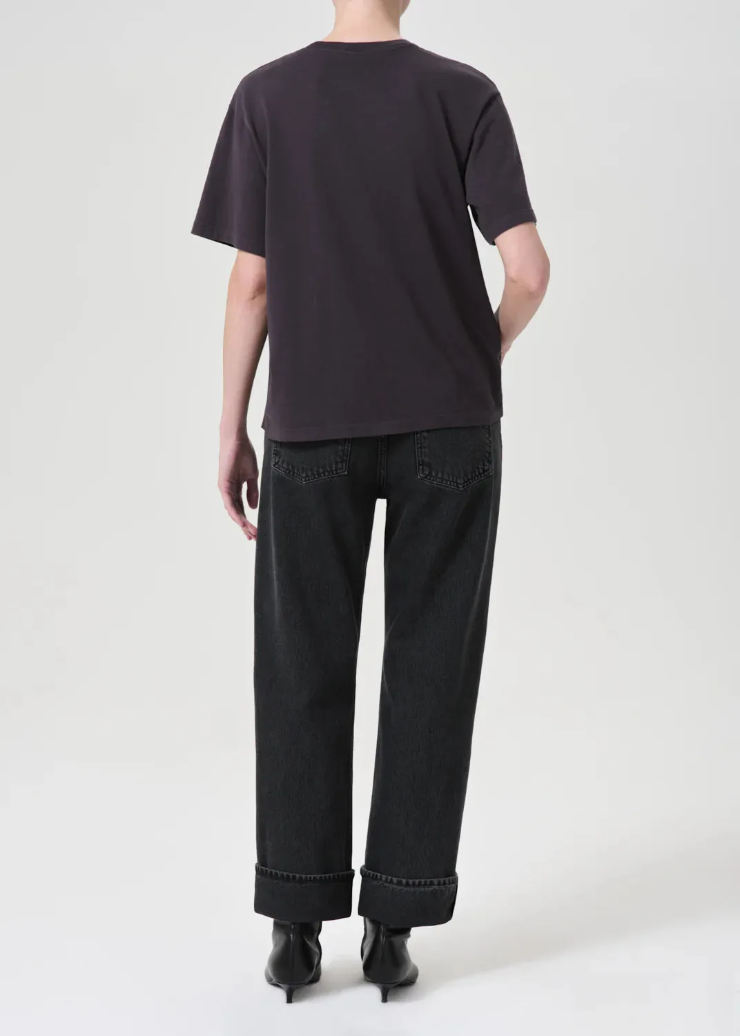 AGOLDE FRAN JEANS BLACK TEA