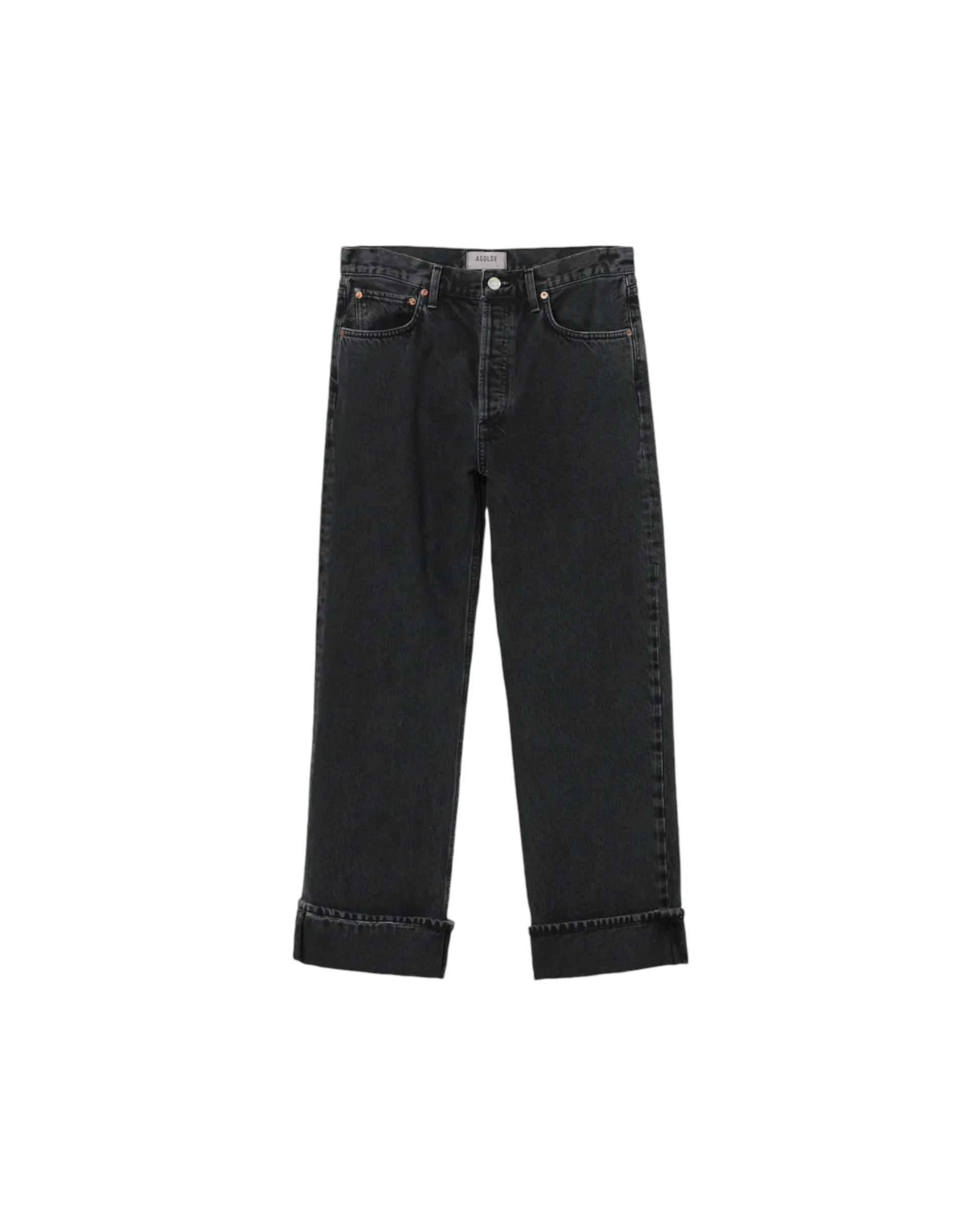 AGOLDE FRAN JEANS BLACK TEA