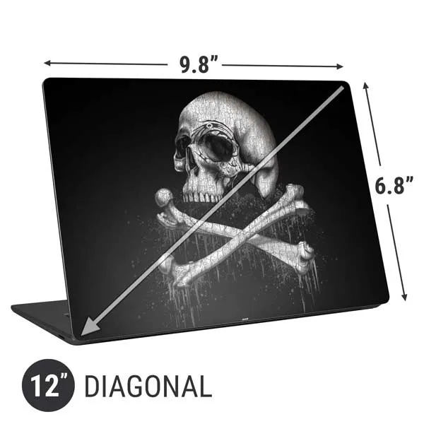 Alchemy Carta Blackbloods Bones Universal Laptop 12in (9.8 x 6.8in) Skin