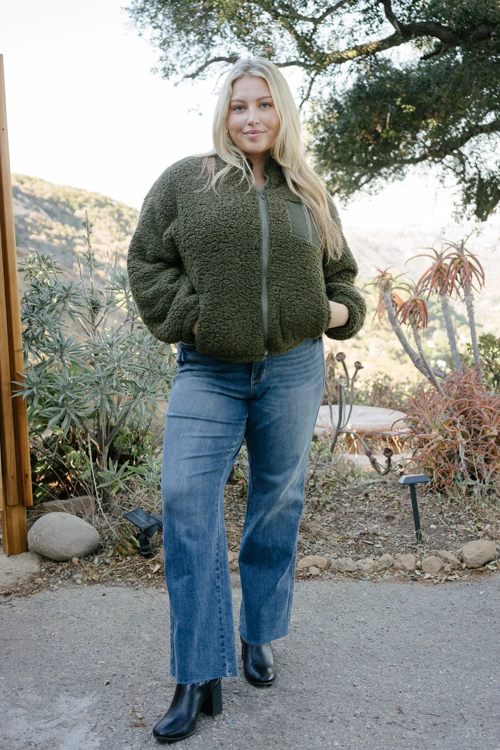 Alyson Mid Rise Tummy Control Vintage Straight Jeans - PLUS