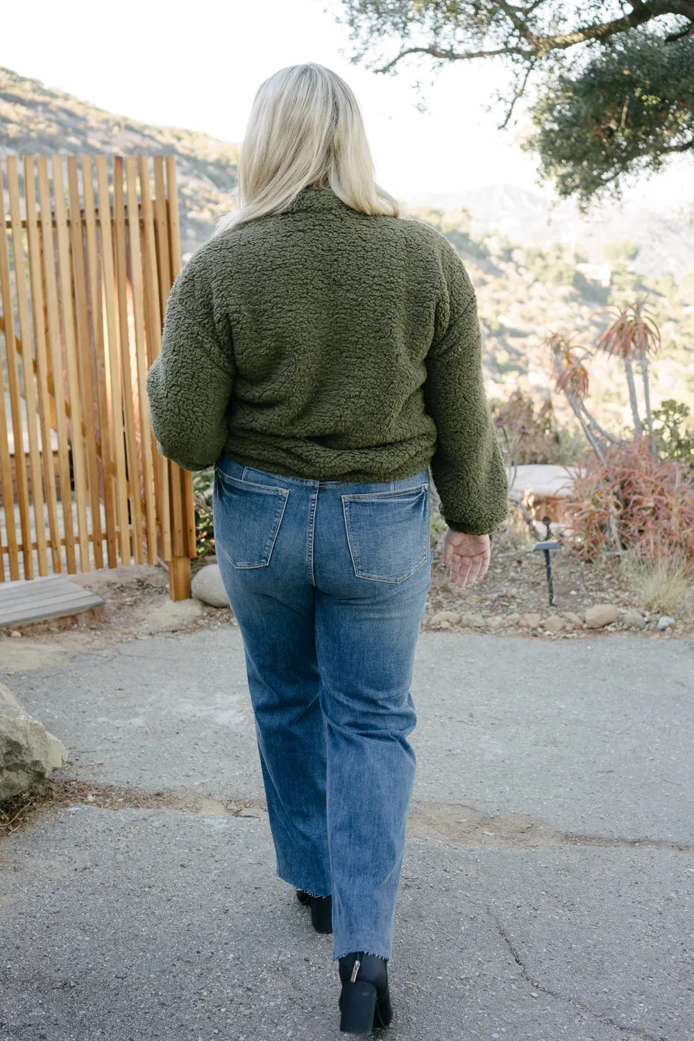 Alyson Mid Rise Tummy Control Vintage Straight Jeans - PLUS