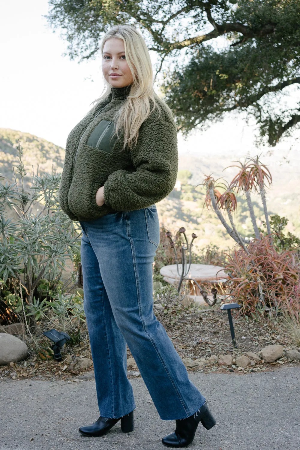 Alyson Mid Rise Tummy Control Vintage Straight Jeans - PLUS