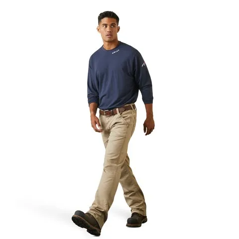 Ariat Men's FR M4 Relaxed Workhorse Khaki Boot Cut Pant