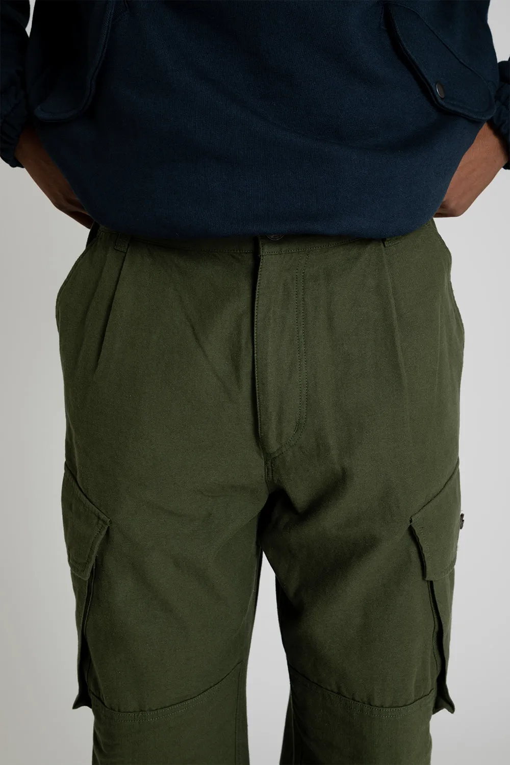Backsatin Royal Navy Combat Pants - Olive