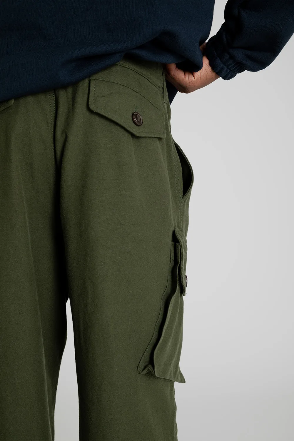 Backsatin Royal Navy Combat Pants - Olive