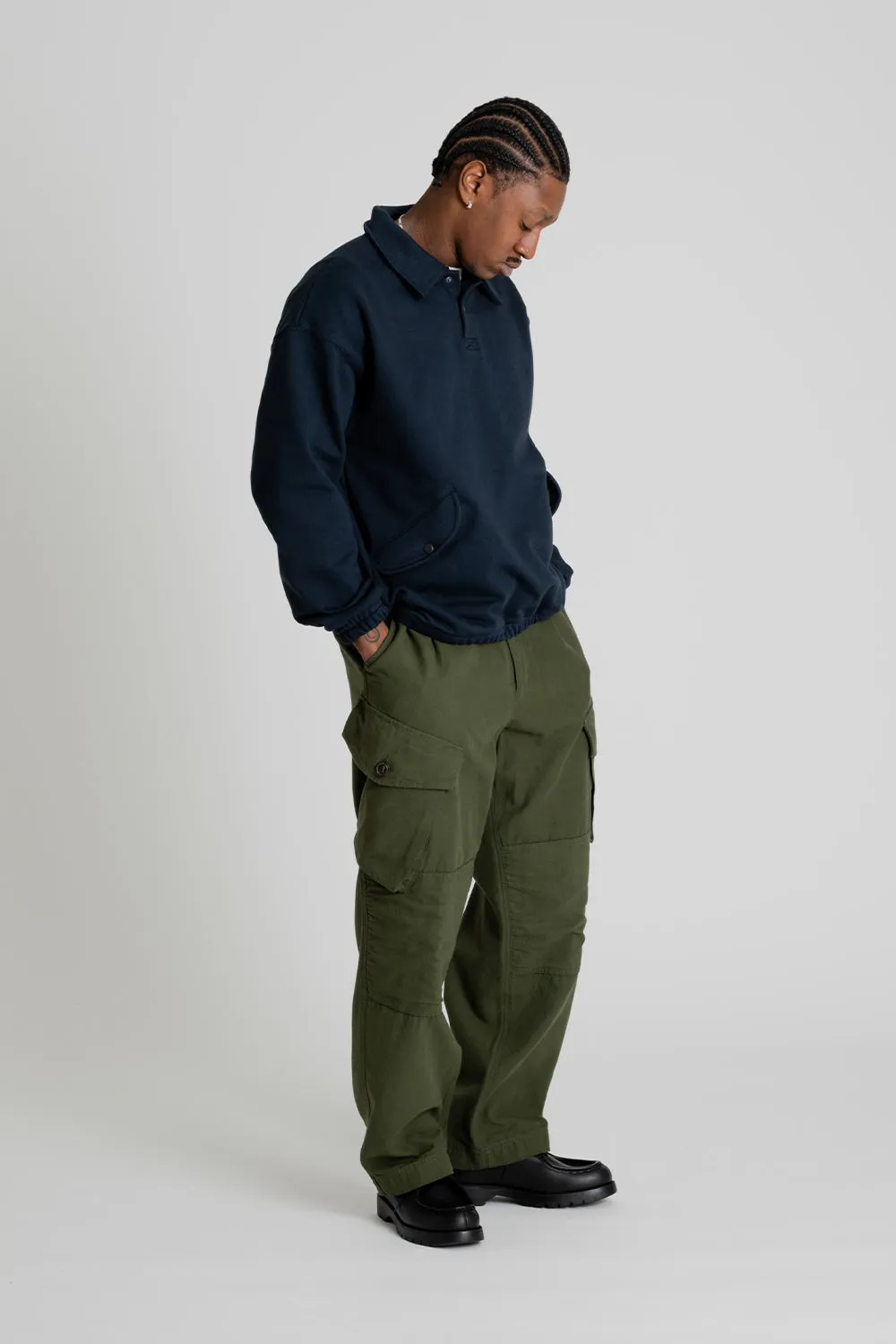 Backsatin Royal Navy Combat Pants - Olive