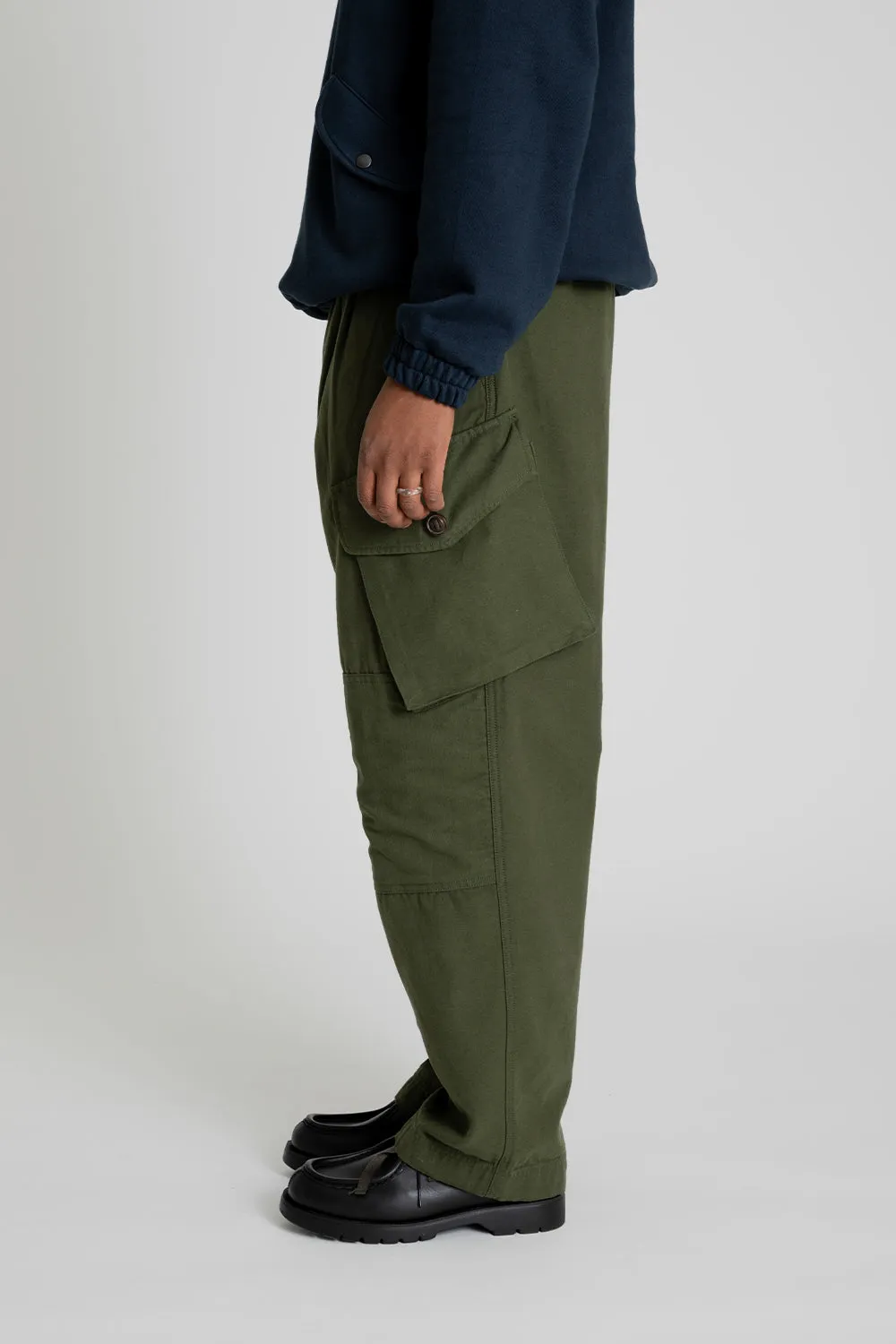 Backsatin Royal Navy Combat Pants - Olive
