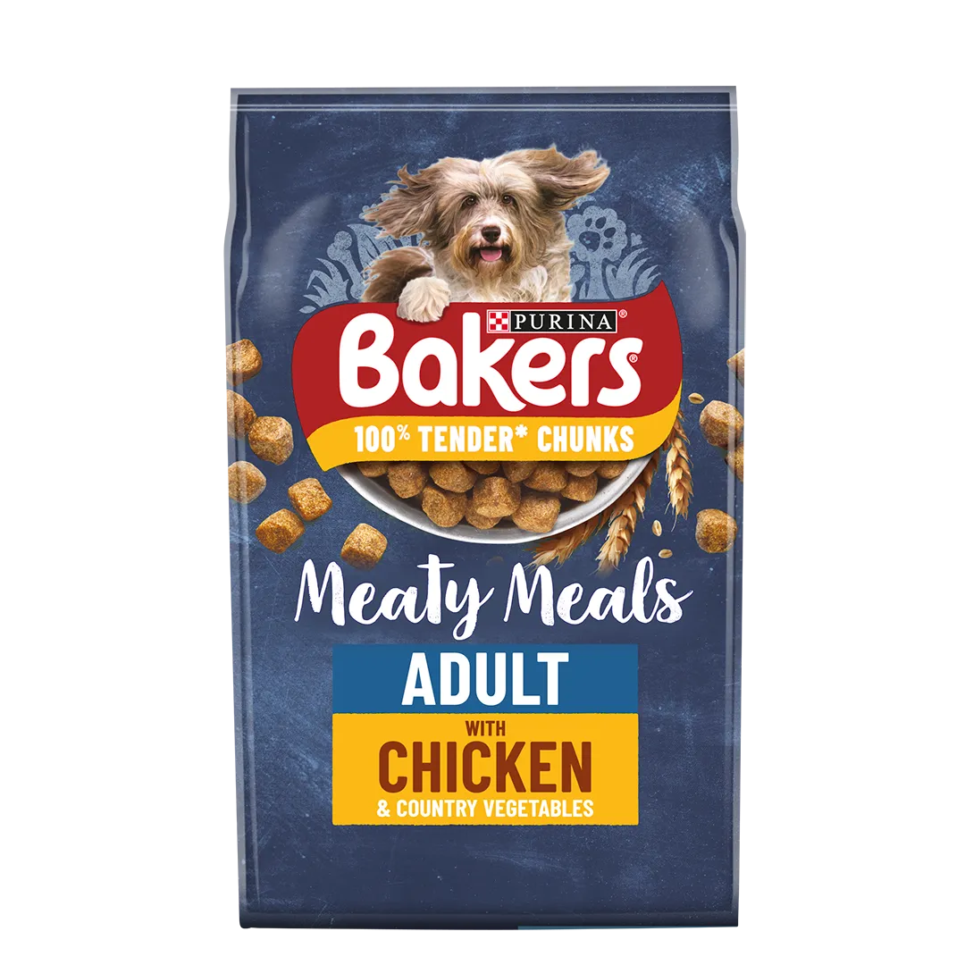 Bakers Complete Adult Meaty Meals Chicken Dry Dog Food