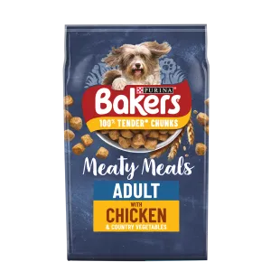 Bakers Complete Adult Meaty Meals Chicken Dry Dog Food