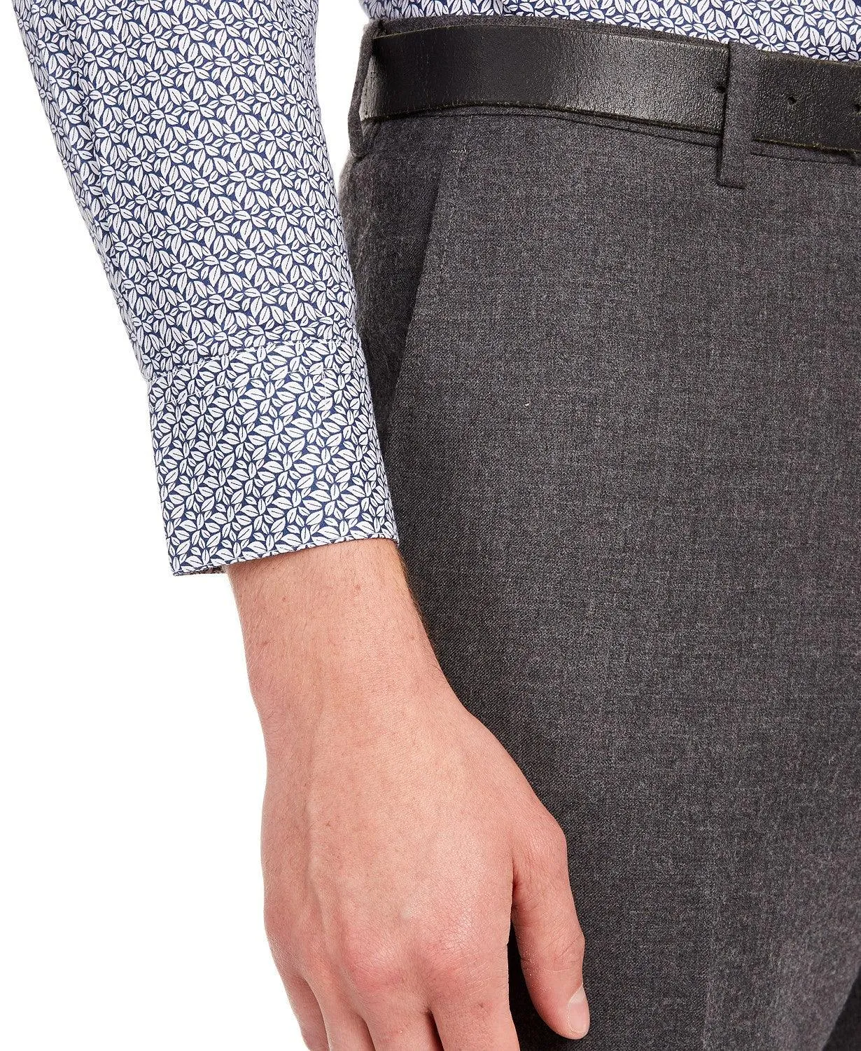 Bar Iii Mens Slim fit Dress Pants 32 / 30 Grey Solid