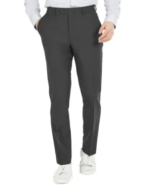 Bar Iii Mens Slim fit Dress Pants 32 / 30 Grey Solid