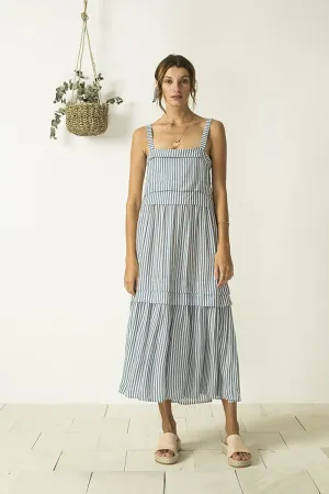 Bird & Kite - Renata Dress - Thalassa Stripe Blue