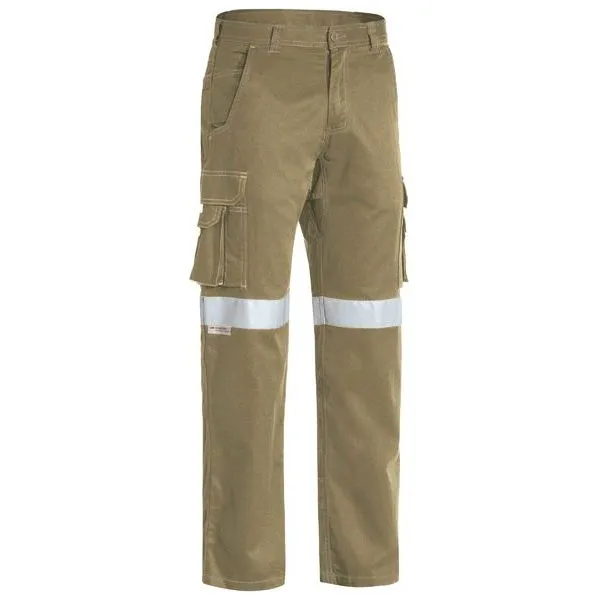 Bisley Taped 11 Pocket Mens Cool Lightweight Cargo Pants (BPC6431T) (Clearance)