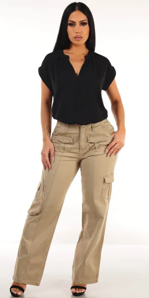 Black Cargo Jeans Look