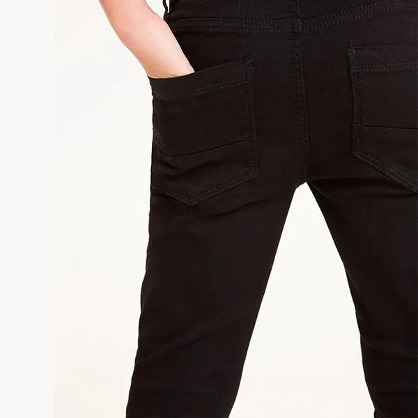 Black Denim Super Skinny Fit Mega Stretch Jeans (3-12yrs)