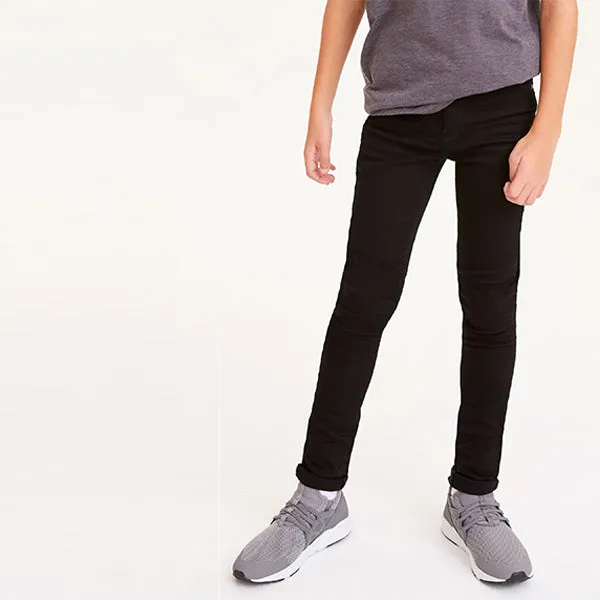 Black Denim Super Skinny Fit Mega Stretch Jeans (3-12yrs)