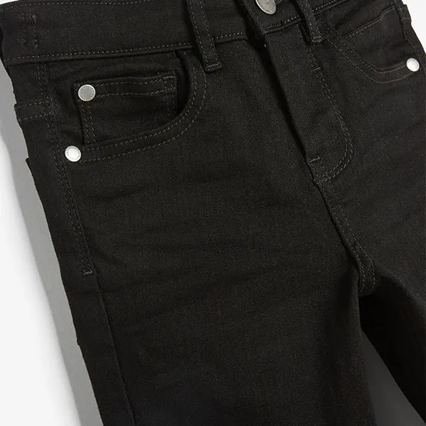 Black Denim Super Skinny Fit Mega Stretch Jeans (3-12yrs)