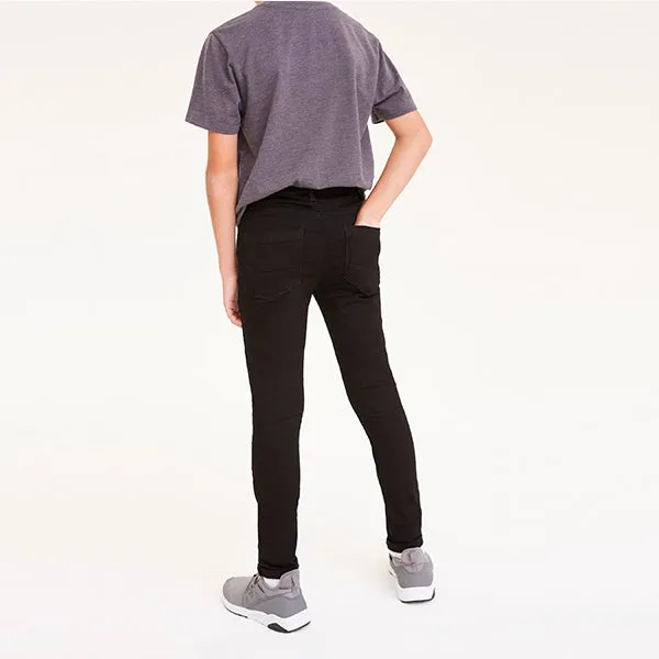 Black Denim Super Skinny Fit Mega Stretch Jeans (3-12yrs)