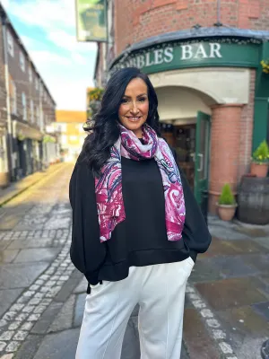Black Soft Comfort Sweatshirt Esme
