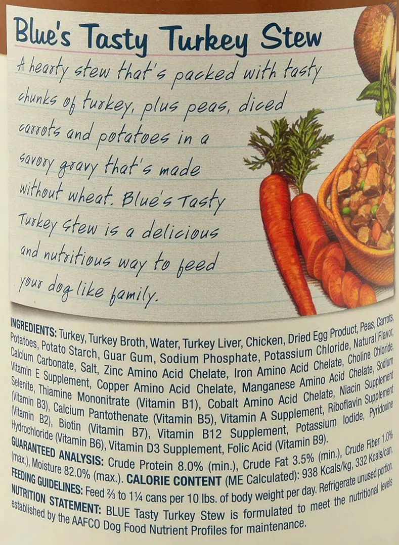 Blue Buffalo Blue's Stew Canned Dog Food, 12.5 oz