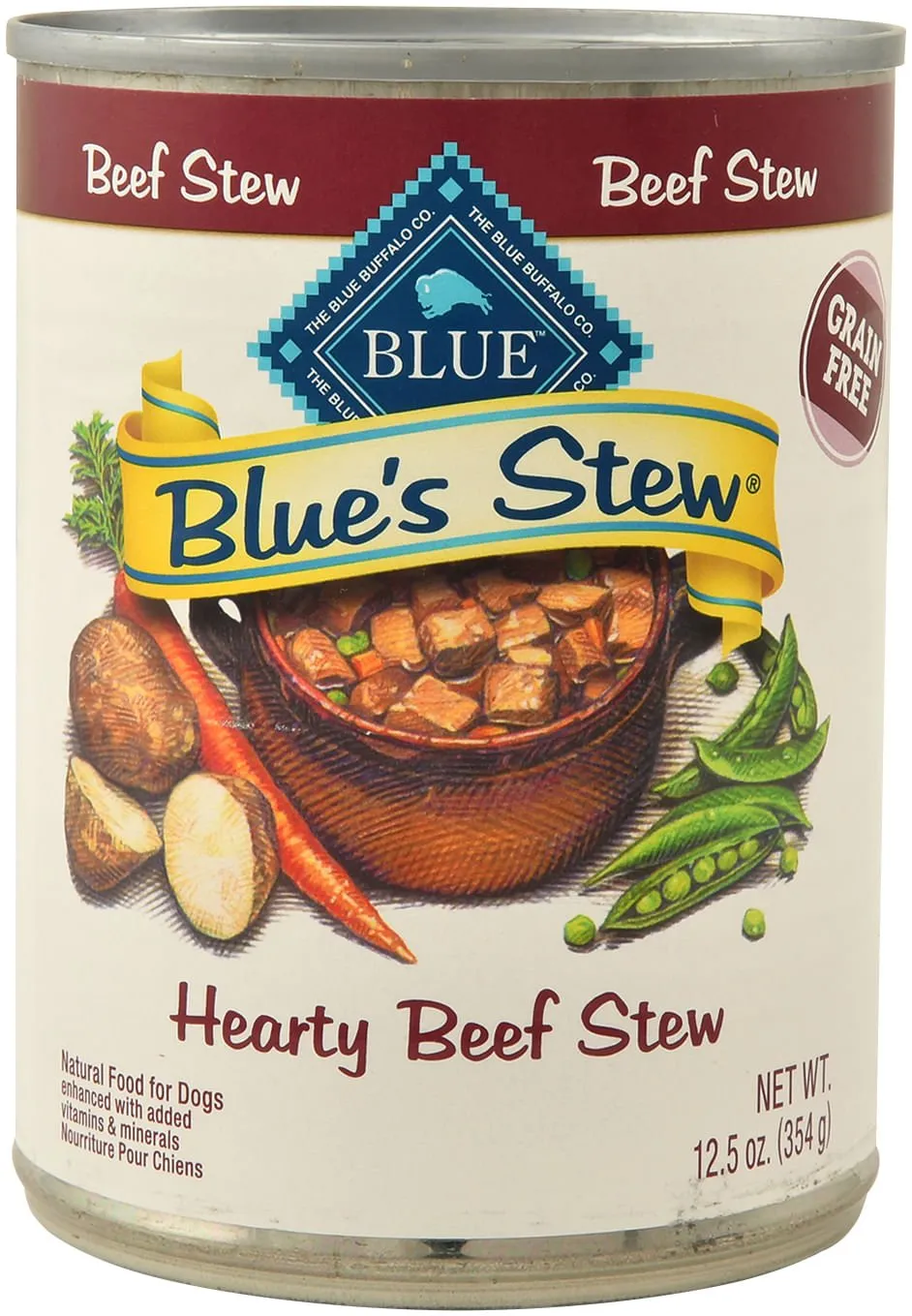 Blue Buffalo Blue's Stew Canned Dog Food, 12.5 oz