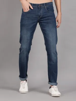 Blue Denim Clean Look Jeans For Men (GBDNM6005)