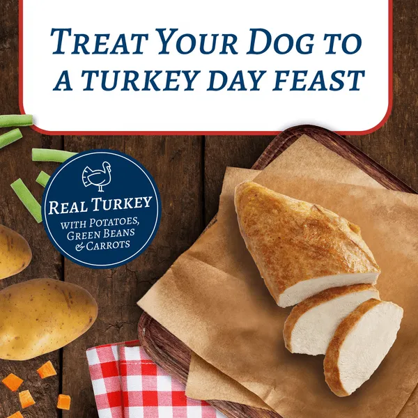 BLUE Family Favorite Recipes Turkey Day Feast Canned Dog Food