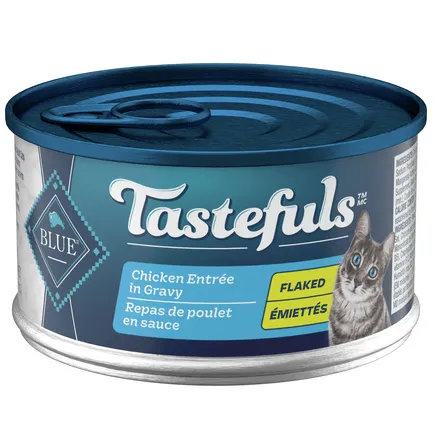 BLUE Tastefuls Flaked Chicken Entree in Gravy Canned Cat Food