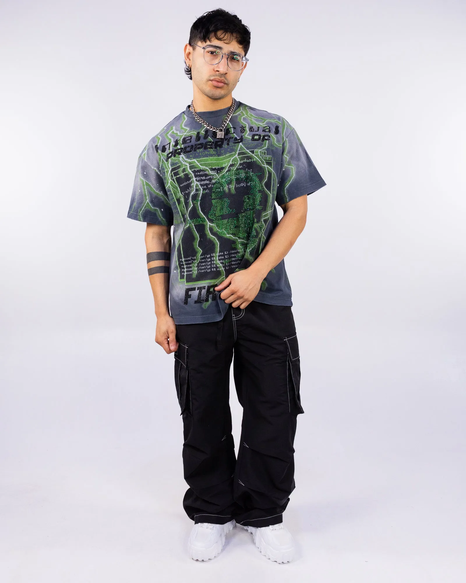 Campus Black Unisex Cargo Pants