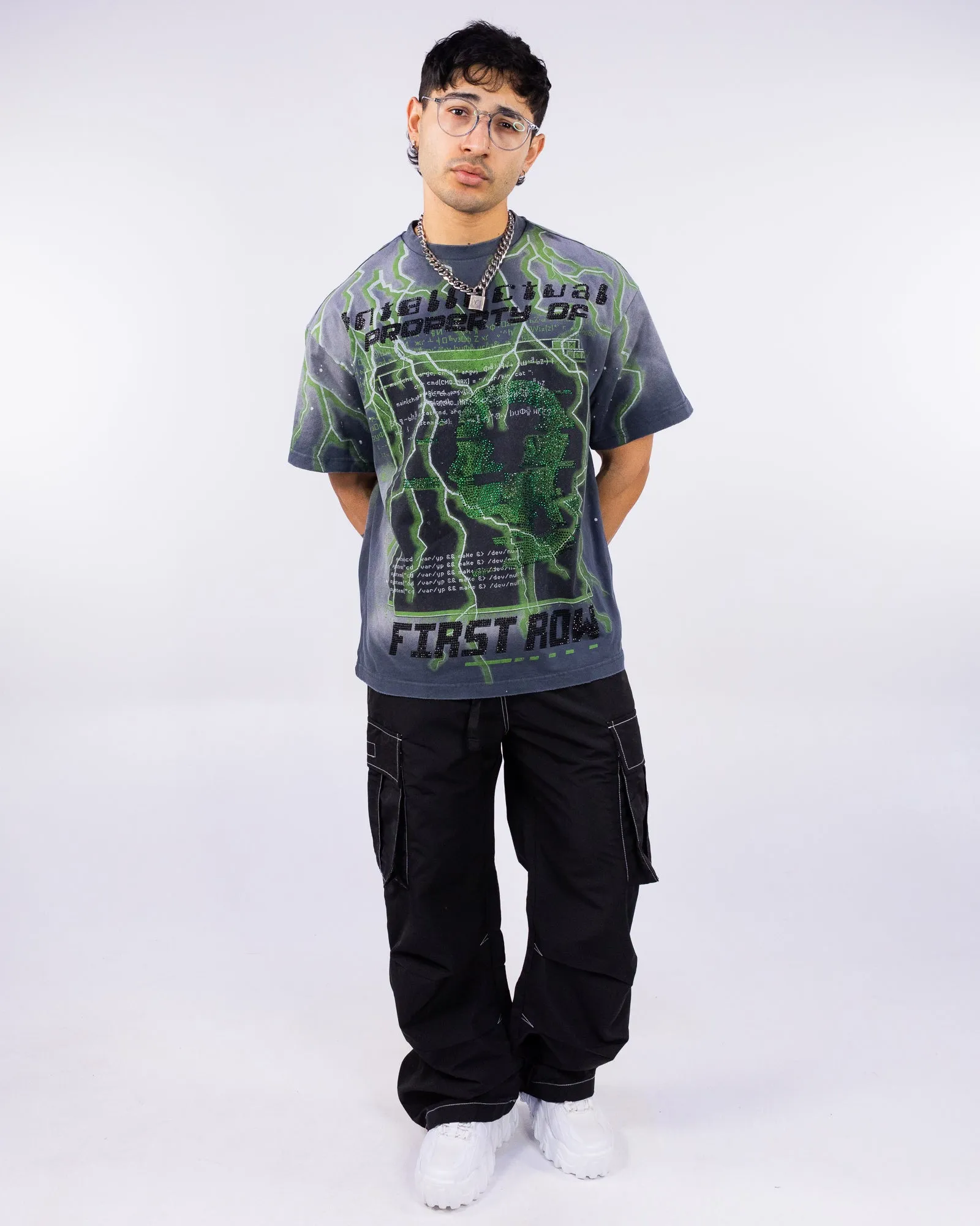 Campus Black Unisex Cargo Pants