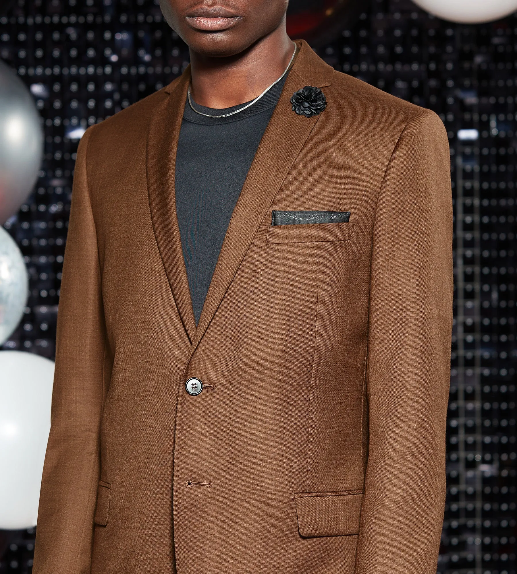 Cappuccino Suit Prom Look