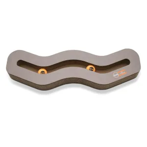 Cardboard Cat Scratcher Toy - Kitty Tippy Track N' Roll Cardboard Toy - K&H Pet Products