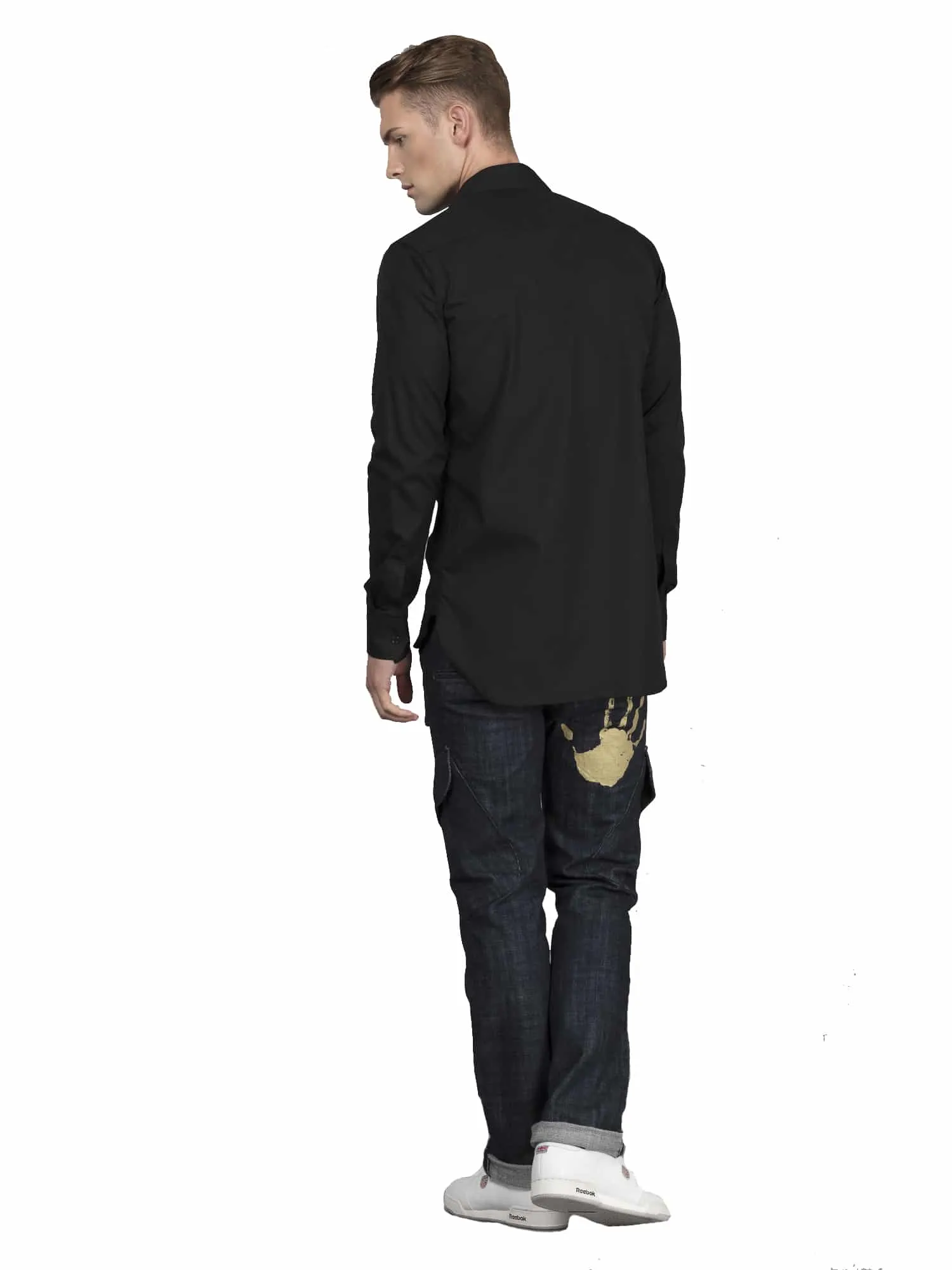 Combat-Style Japanese Bootleg Jeans