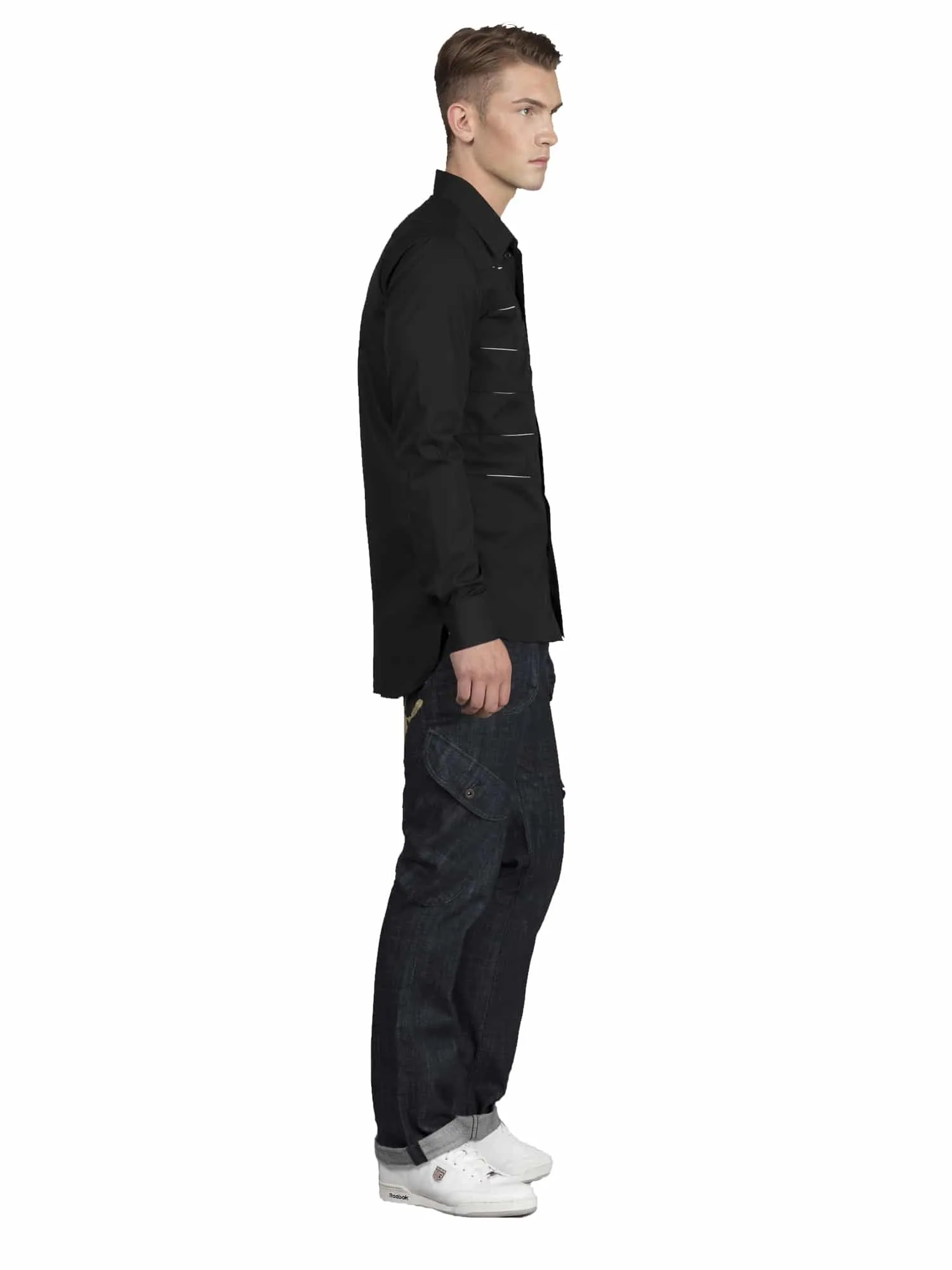 Combat-Style Japanese Bootleg Jeans