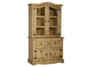 Corona Pine 3 ft Buffet & Hutch