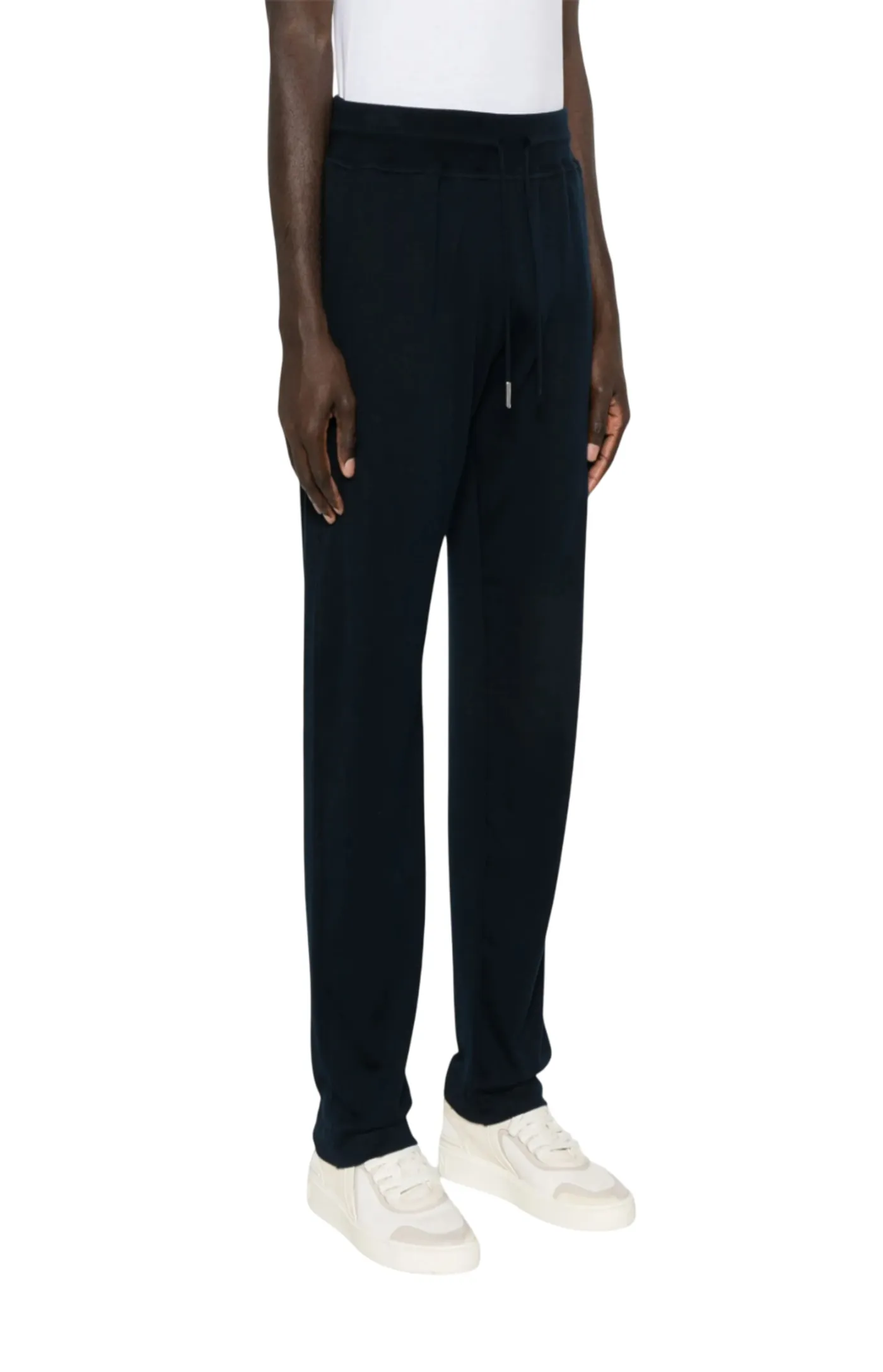 Cotton tapered track pants