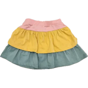CR Sports Girls Sunset Tier Ruffle Skort