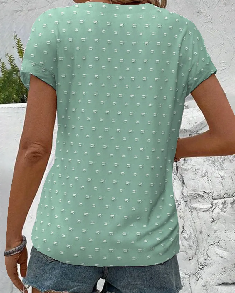 Daphne | V-Neck Buttoned Shirt