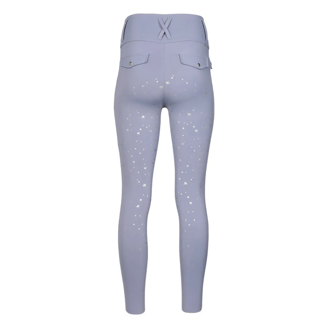 Dapplebay Lavender Haze Essential Full Seat  Riding Tights