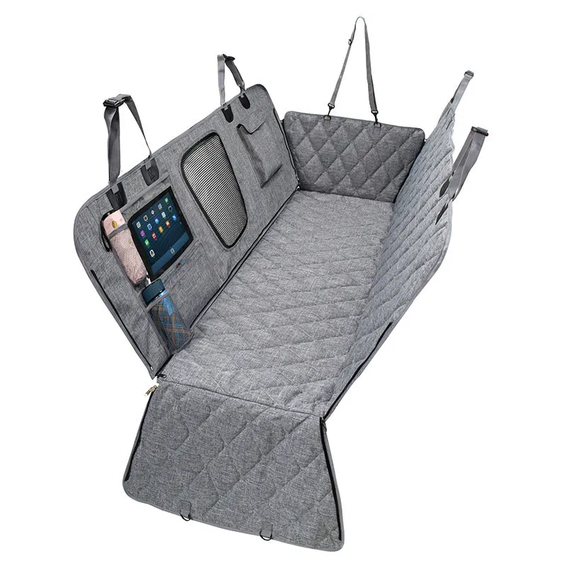 Dog Hammock Pet Dog Car Seat Cover With Mesh Window For Car SUV