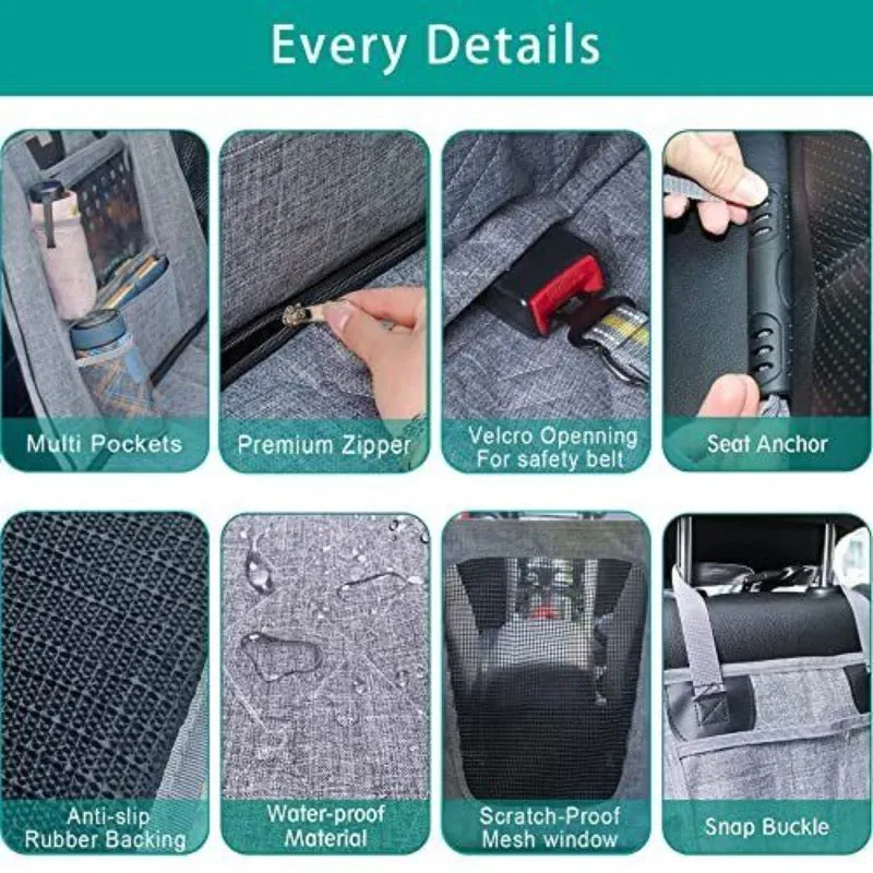 Dog Hammock Pet Dog Car Seat Cover With Mesh Window For Car SUV