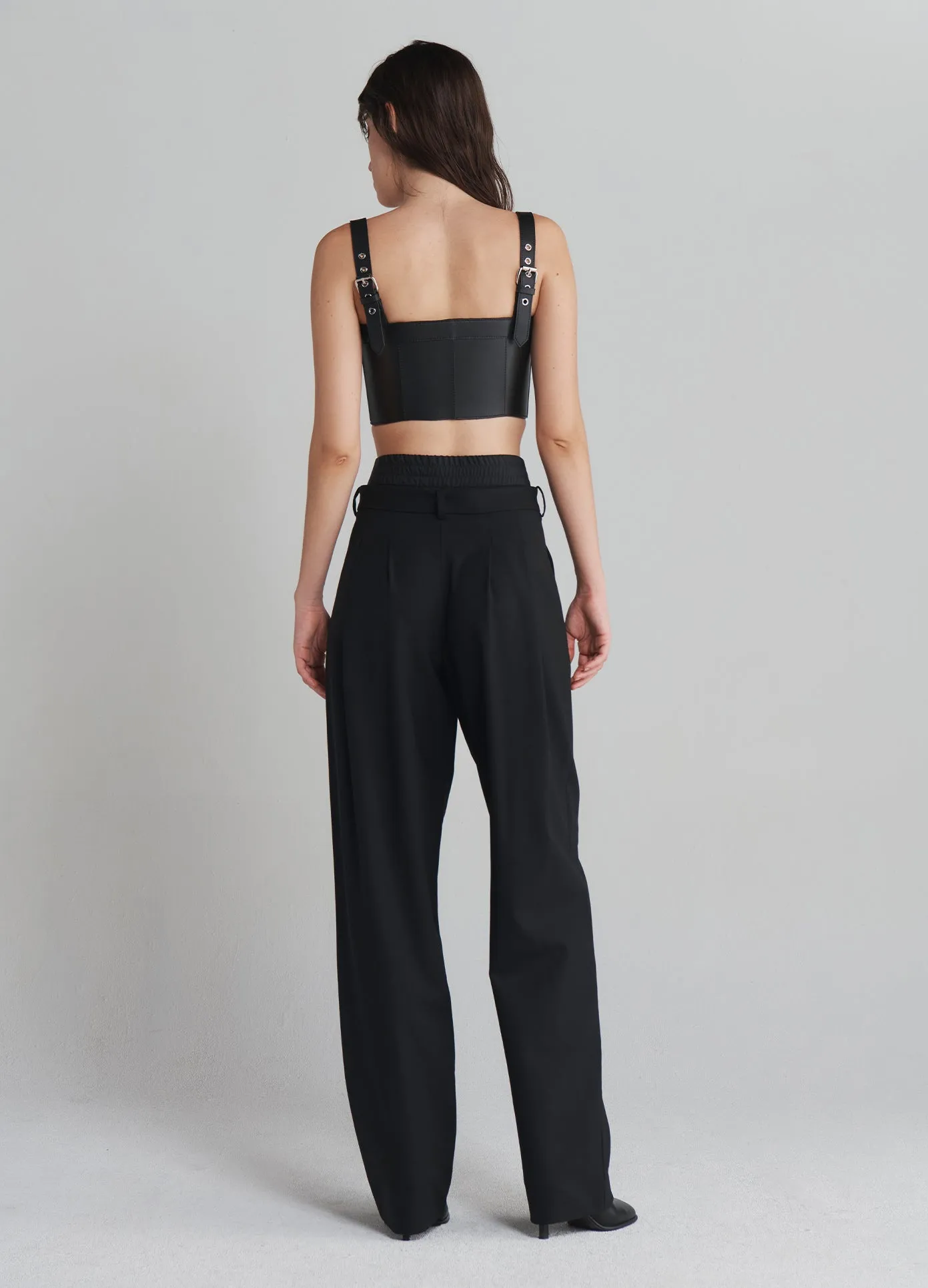 Double Waistband Trousers