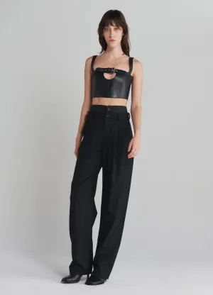 Double Waistband Trousers