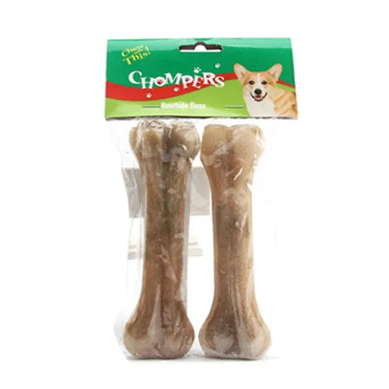 Durable Dog Chew Toys Cowhide Bones Dental Sticks Puppy Treats Supplies Cleaning Teeth Healthy Snacks for Small Medium Large Dog