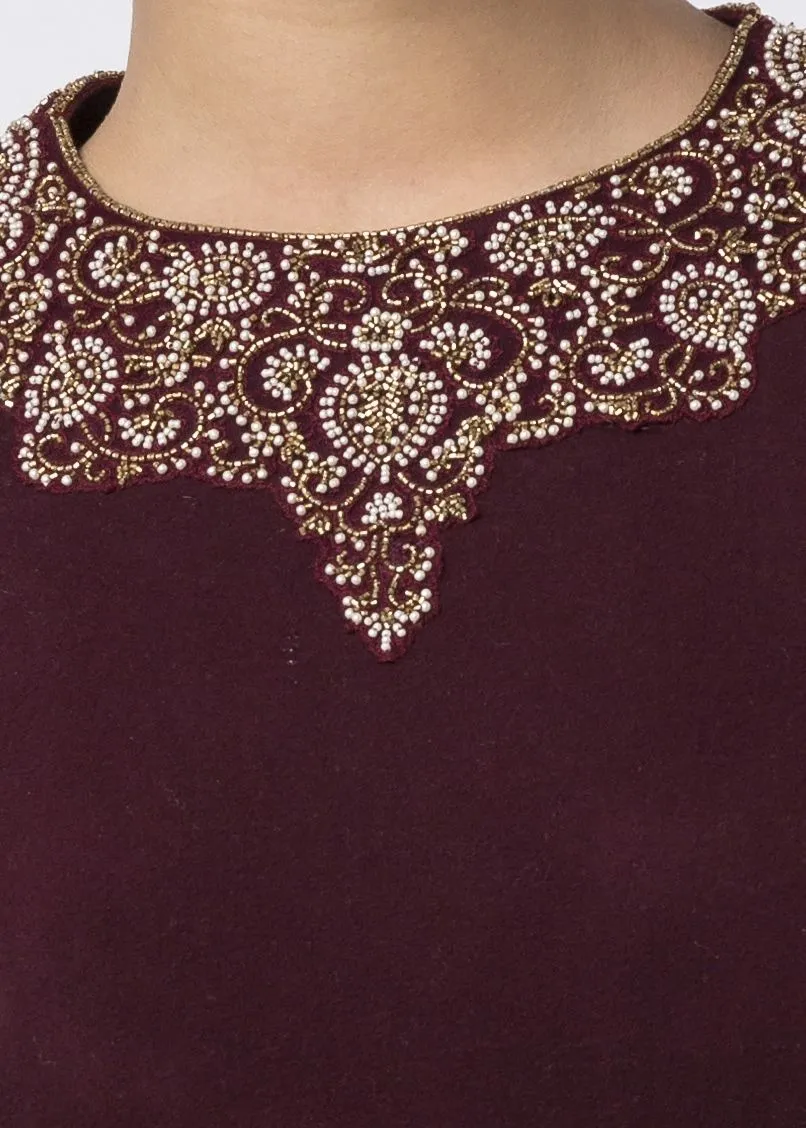 EMBELLISHED BLOUSE & SKIRT SET